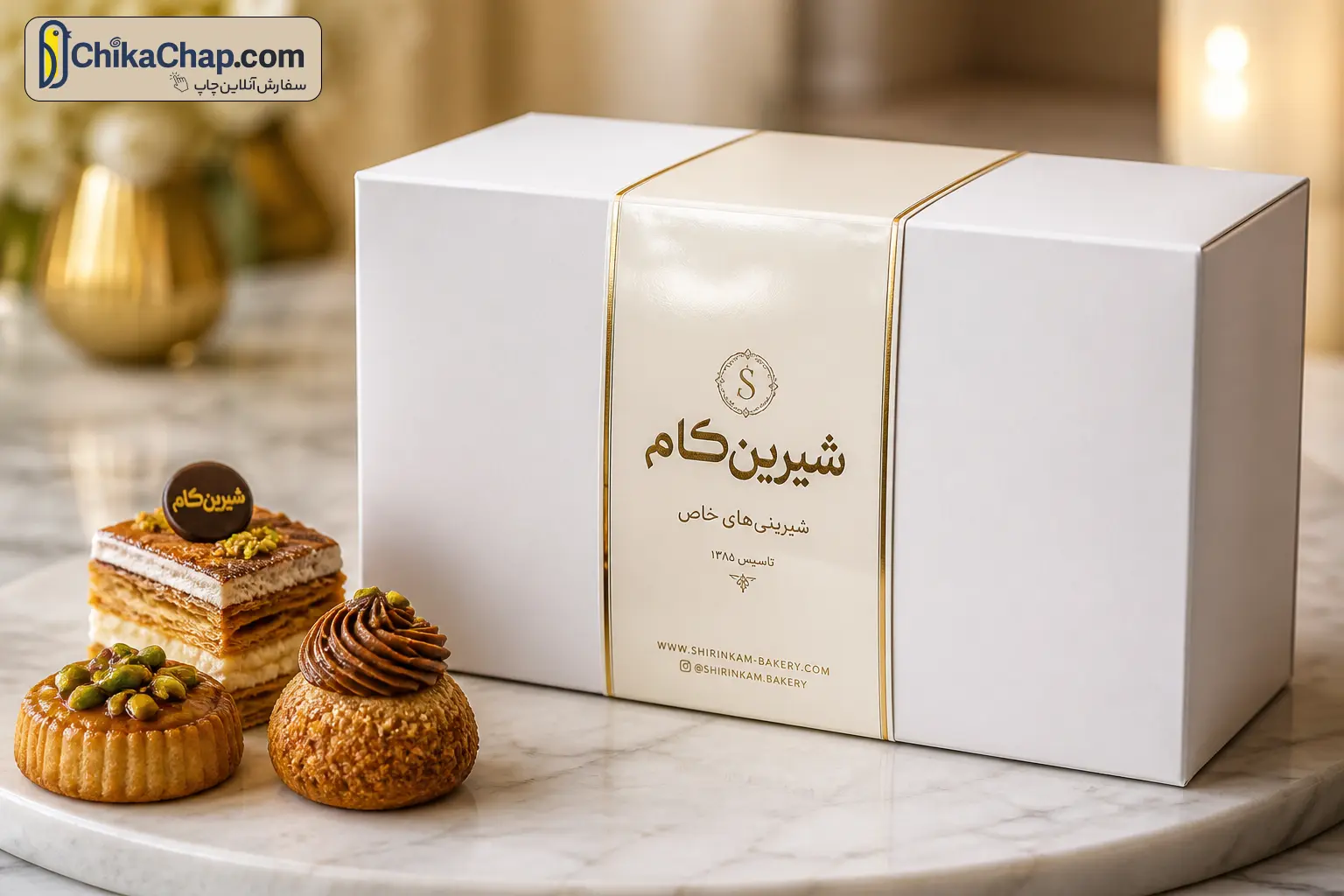 چاپ لیبل بستهبندی مواد غذایی و شیرینیجات با کیفیت تضمینی